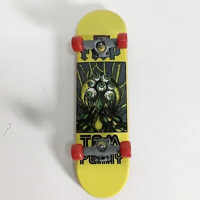 Rare Tech Deck Skateboard Flip Tom Penny Rising Eyeballs-yellow Deck Fingerboard • $20.24