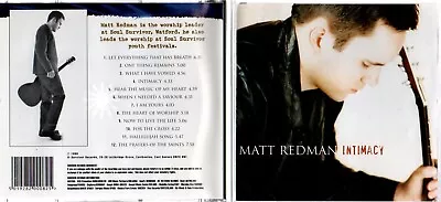 Matt Redman - Intimacy (CD 1998) Survivor Records • £4.95