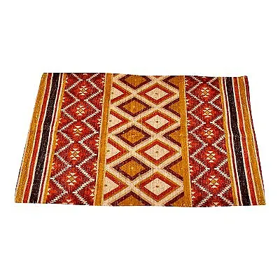 Moroccan Inspired Kasbah Rug Diamonds And Zig Zags 60x90cm • £31.64