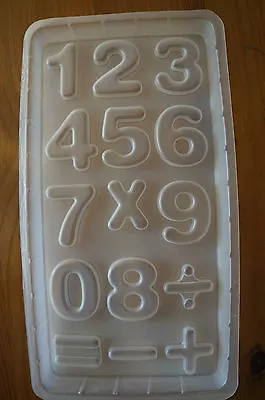 Numbers And Mathematical Signs Plastic Mold For Pudding Jello Cholocate Crafts  • $3.50