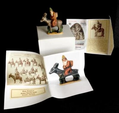 $99.95 • Buy VAILLANCOURT 2000 MS2 SANTA CLUB 3” FATHER CHRISTMAS On DONKEY BOX