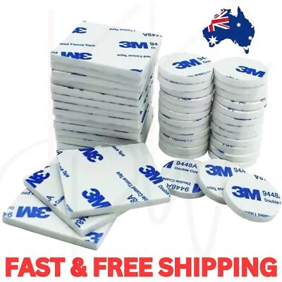 3M Double Sided Foam Sticker Tape Side Wall Car Self Adhesive Pads Round Square • $83.99