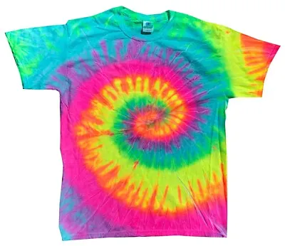 $11.30 • Buy Colortone Tie Dye Pigment Dyed T-Shirt TD950