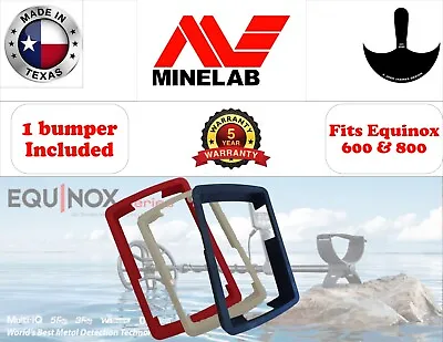 Minelab Equinox 600/800 Control Box Bumper Cover 3Colors 1PRINTED IN TEXAS • $14.75