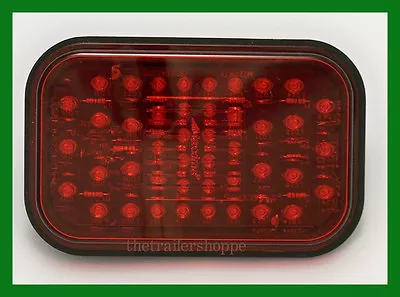 Maxxima Red 5  Rectangular SST Stop Turn Tail 44 LED Tail Light M42201R • $27.50