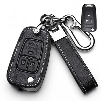 $29.69 • Buy Flip Remote Key Cover Case Holder For Chevrolet Cruze Spark Volt For Buick Black