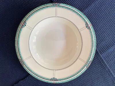 Mikasa Emerald Cove Large Rim Soup Bowl • $44