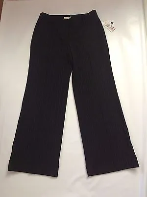 Women's New Michael Kors Millbrook Fit Ladies Size 10 Pin Striped Pants • $49.95