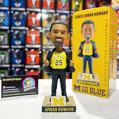 JUWAN HOWARD University Of Michigan NCAA Basketball SGA Wolverines Bobblehead • $89