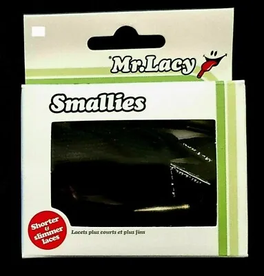 Mr. Lacy Smallies Black Laces Length 90cm / Width 8mm • £8.08