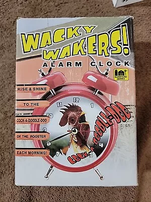 Wacky Wakers Rooster Alarm Clock Barn Yard Series Feldstein Rise & Shine Chicken • $25