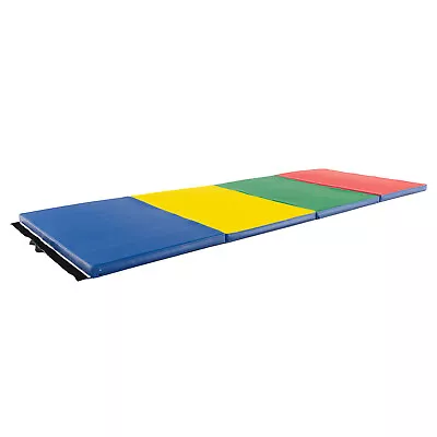 4-Panel Folding Exercise Mat W/ Carrying Handles For Yoga MMA Multiple Colors • $109.99