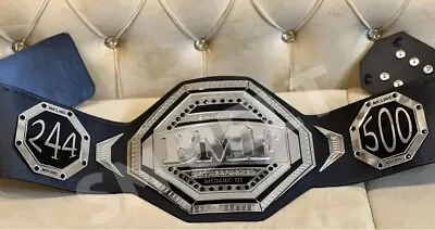 NEW UFC BMF Championship Replica Title Belt 2MM Brass Metal Plates Adult Size • $97