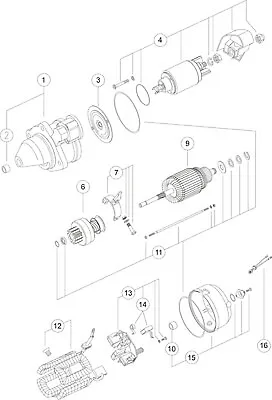 Mahle Starter Motor For Zetor 4.2L - Onward • $391.44