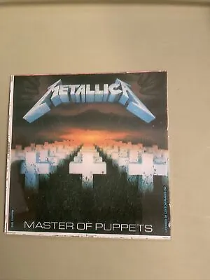 Vintage Metallica Master Of Puppets Carnival Glass Excellent Condition (1986) • $47.19