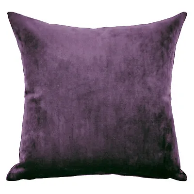Mystere Amethyst Purple Velvet Cushion Cover • $48.95