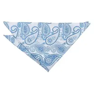 Mens Woven Paisley Bohemian Formal Pocket Square Handkerchief Hanky By DQT • £4.49