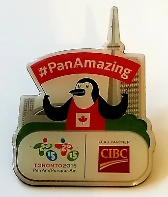 2015 Toronto Pan Am Games Pan American Games CIBC Pin • $5.08