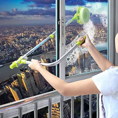 £14.95 • Buy U-type Telescopic High Rise Window Cleaner Glass Dust Cleaning Brush Squeegee