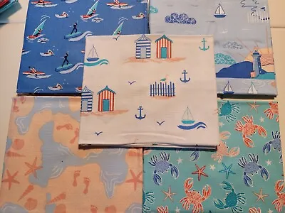 Fabulous 'by The Coast - New Brighton' Fat Quarters - 100% Cotton • £4.50