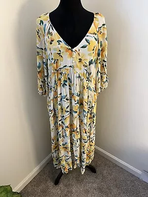 Gap Maternity Floral Maxi Dress-XL • $25