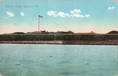 Postcard Fort Mc Henry Baltimore MD Posted 1909 DB Maryland • $1.99