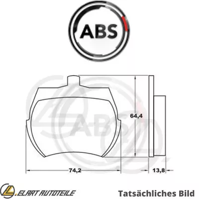 BRAKE LINING SET DISC BRAKE FOR ROVER MINI/Hatchback/-MOKE/Cabriolet MG   • $36.14