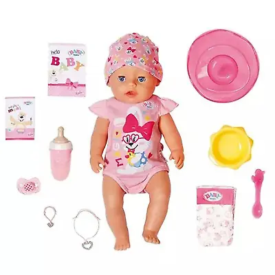 Explore The BABY Born 43cm Magic Girl Doll In Enchanting Light Pink Outfit • £78.99