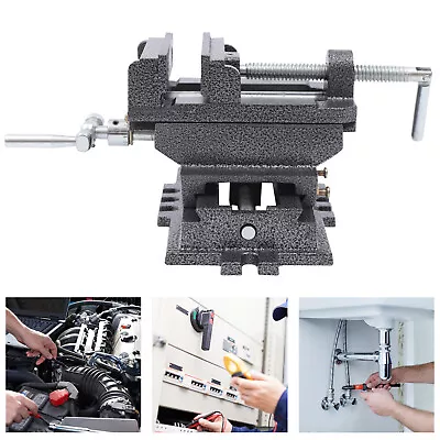 4  Cross Machine Vise Heavy Clamp Drill Press Vice Meta Milling Slide Machine • $53