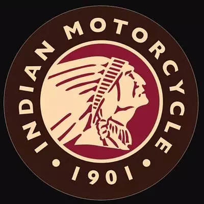 Indian Motorcycles Logo Round Vinyl Decal Sticker Waterproof • $3.50