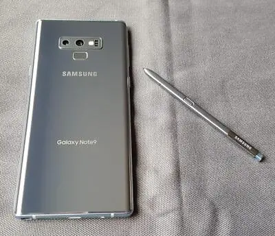 New In Box Samsung Note 9 SM-N960U USA 128G 4G UNLOCK SMARTPHONE/Cloud Silver • $265.99