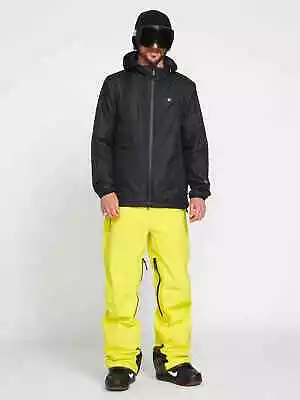 NWT MENS VOLCOM UTILITY PUFF JACKET $470 L Black LAVALAN INSULATED • $352.50