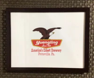 Framed Yuengling  “america’s Oldest Brewery” Pottsville Pa. Decal Plaque. • $6