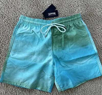 NWT Authentic Vilebrequin MOOREA Swim Trunks - BLUE GREEN- XL - MEN- EXTRA LARGE • $125