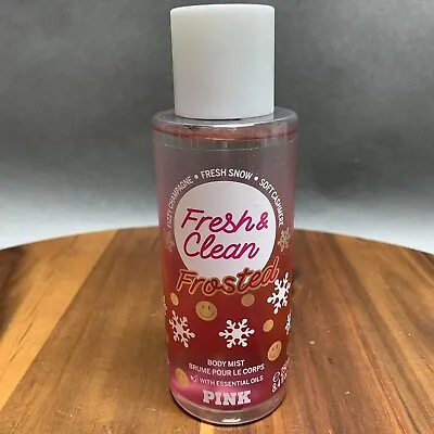 Victoria's Secret PINK Winter Wonders Body Mist Fresh & Clean Frosted 8.4 Fl OZ • $13.99