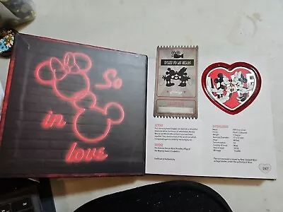 Disney Ticket To My Heart Mickey + Minnie = Love 1 Troy Oz .999 Silver Limited • $75