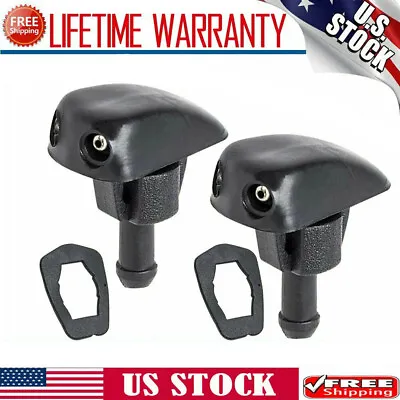 $5.93 • Buy Universal Dual Holes Windshield Washer Nozzle Wiper Water Spray Jet Adjustable