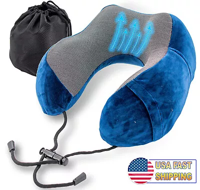 Memory Foam Travel Pillow Orthopedic Head Neck Pain Relief 360  Neck Pillow • $13.94