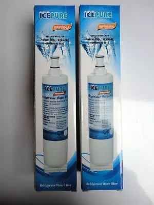£54 • Buy 2x Fridge Water Filter Replaces Whirlpool SBS002 S20BRS 4396508 481281729632
