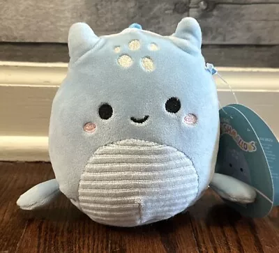 Squishmallows Lune The Lochness Monster Blue 5  Plush NEW • $13.51