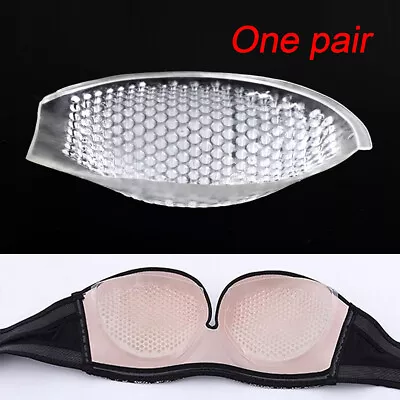 £3.79 • Buy Push Up Bra Pads Silicone Gel Breast Enhancers Bikini Chicken Fillets Insert