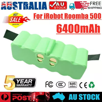 Battery For IRobot Roomba 500 14.4V 6400mAh 510 537 550 580 630 780 880 560 R3 • $39.99