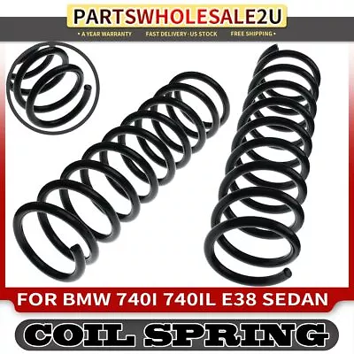 2pcs Rear Suspension Coil Springs For BMW E38 740i 740iL 1994-2001 33531091546 • $42.99