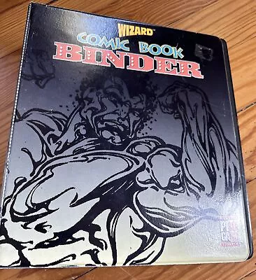 Vintage 1993 WIZARD COMIC BOOK Binder - Pro Gard Authentic - 3 Ring Binder • $8