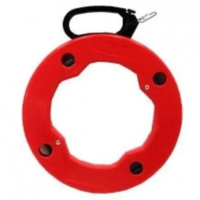 50 Foot Steel Fish Tape Electrical Cable Wire Puller Fish Tape Pull Tool CZFT • $17.99