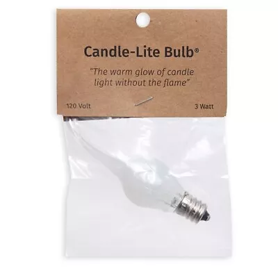 Farmhouse  Silicone Candle-lite Bulbs Large 1     3 Watt  Set Of 6 3640921 • $19.95