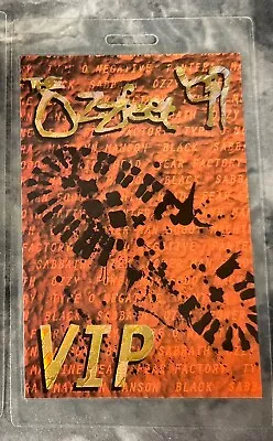 OZZFEST 1997 - MARILYN MANSON - VIP All Access Backstage Laminate Pass TOUR USED • $79.99