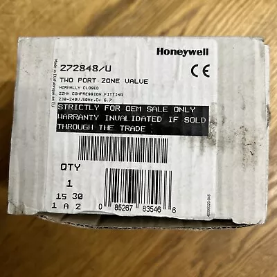 Honeywell 272848 22mm Motorised 2 Port Zone Valve • £29.95