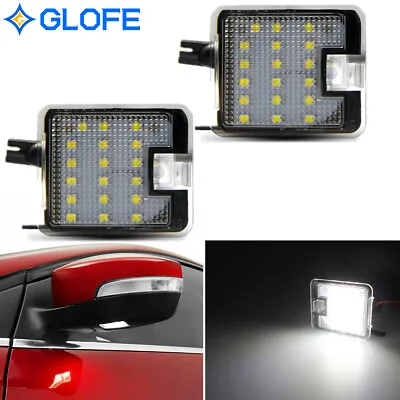 $13.53 • Buy For Ford Mondeo MK4 Focus Kuga Escape C-Max LED Side Mirror Puddle Lights Kit