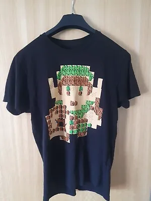 Loot Crate Lootwear Exclusive Zelda Mens 8-Bit Link Black T-Shirt Top - Medium • £7.99